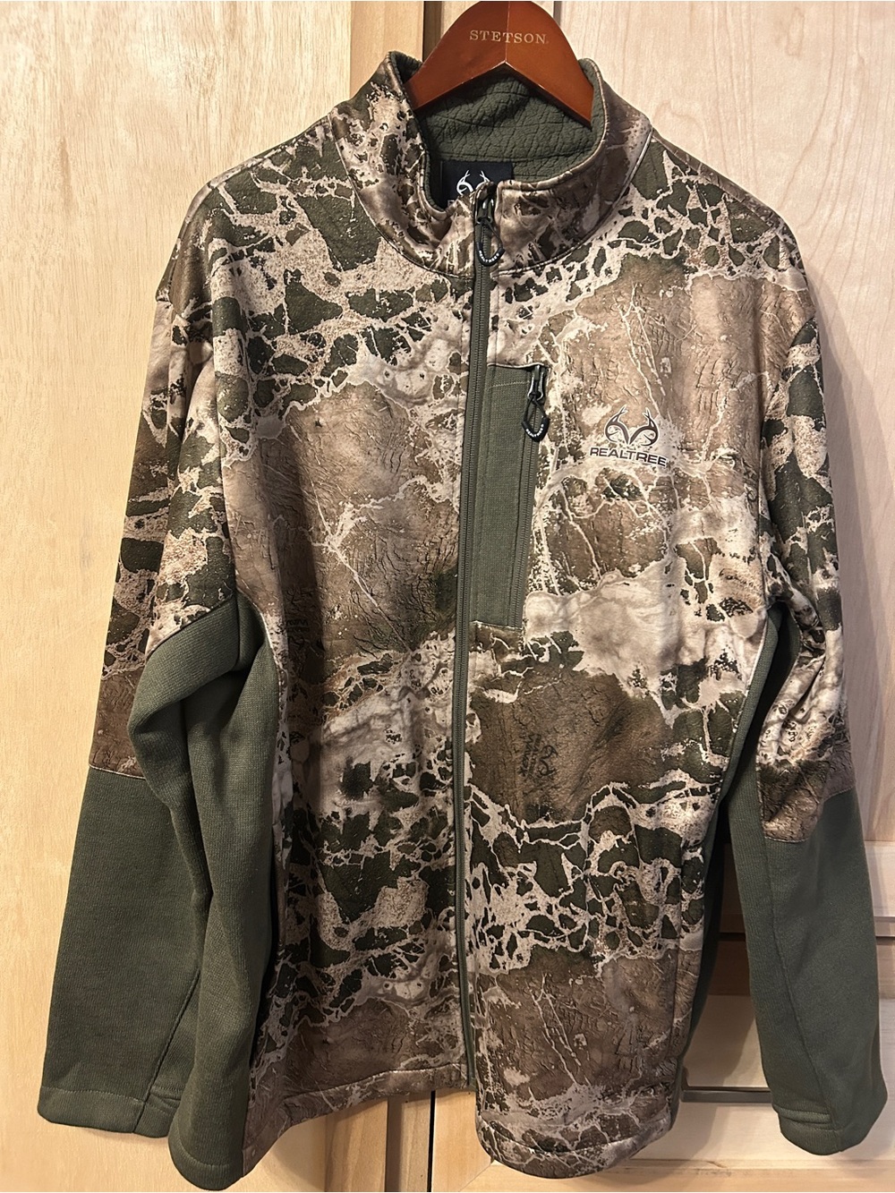 Stetson Realtree Camo Jacket in Olive and Brown